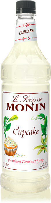 Monin Cupcake Flavoring Syrup 1L Plastic Bottle