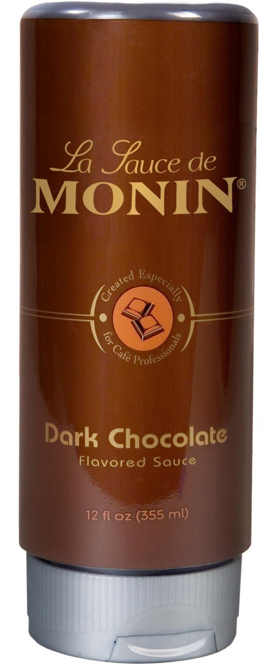 Monin Dark Chocolate Flavoring Sauce 12oz Bottle