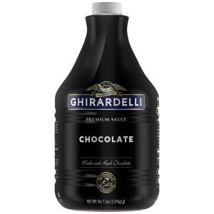 Ghirardelli Chocolate Dark Chocolate Flavoring Sauce 64oz Bottle