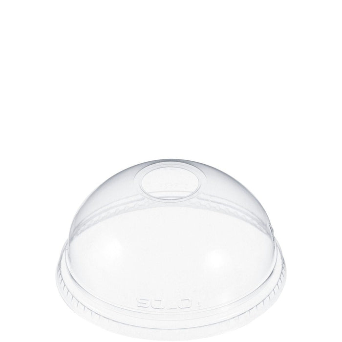 Dart Clear PET Plastic Cold Cup Dome Lid with 1" Hole 12/16/20/24oz DLR626 1000ct