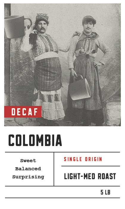 Dilworth Coffee Colombia EA Decaf 5lb Bulk Bag