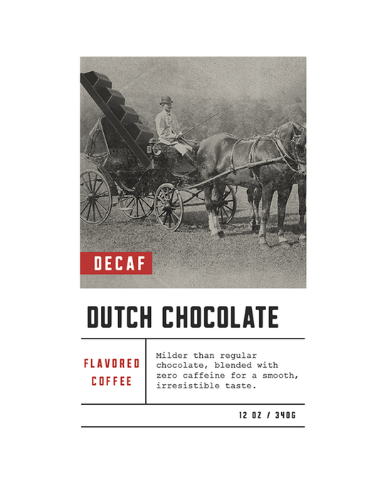 Dilworth Coffee Dutch Chocolate Decaf Flavored Coffee 12oz Bag