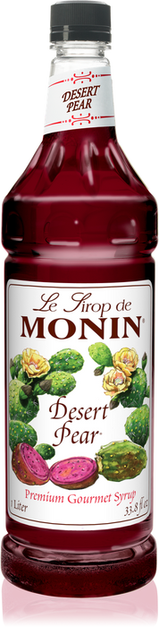 Monin Desert Pear Flavoring Syrup 1L Plastic Bottle