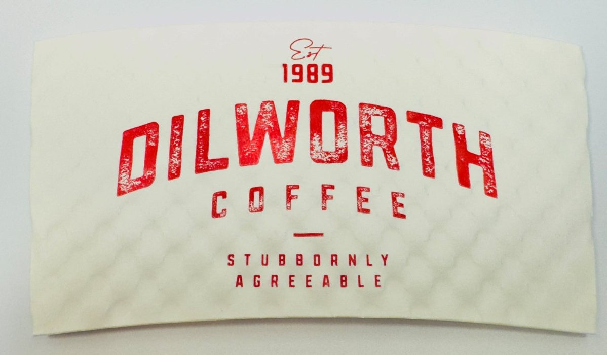 Dilworth Coffee / Java Jacket Eco II Large White Coffee Sleeves 12/16 ...