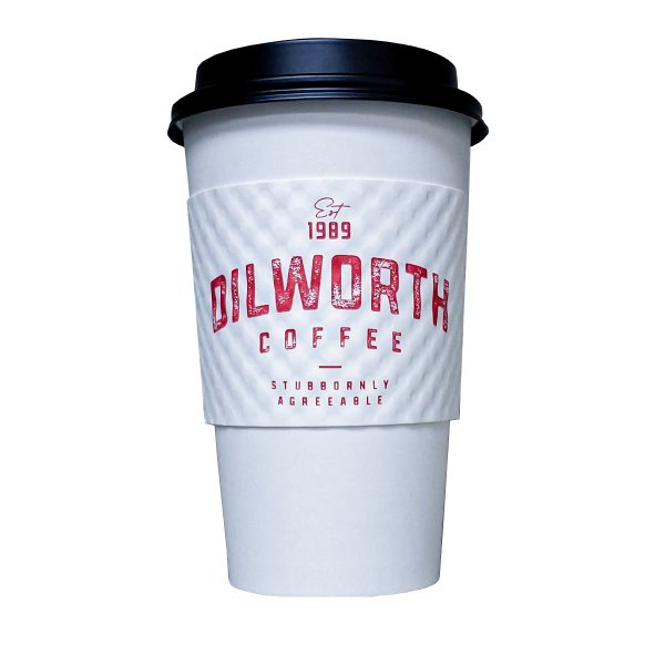 Dilworth Coffee / Java Jacket Eco II Large White Coffee Sleeves 12/16 ...