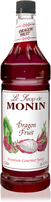 Monin Dragon Fruit Flavoring Syrup 1L Plastic Bottle