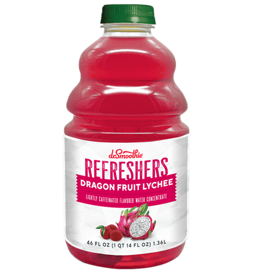 Dr. Smoothie Dragon Fruit Lychee Refreshers 46oz Bottle