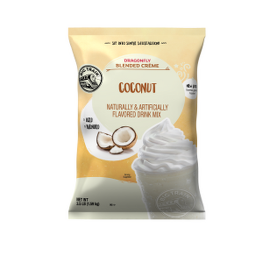 Big Train Dragonfly Coconut Blended Creme Frappe Mix 3.5lb Bag