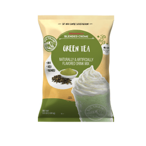 Big Train Dragonfly Green Tea Blended Creme Frappe Mix 3.5lb Bag