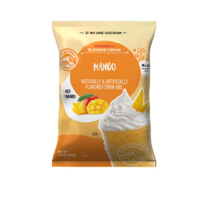 Big Train Dragonfly Mango Blended Creme Frappe Mix 3.5lb Bag