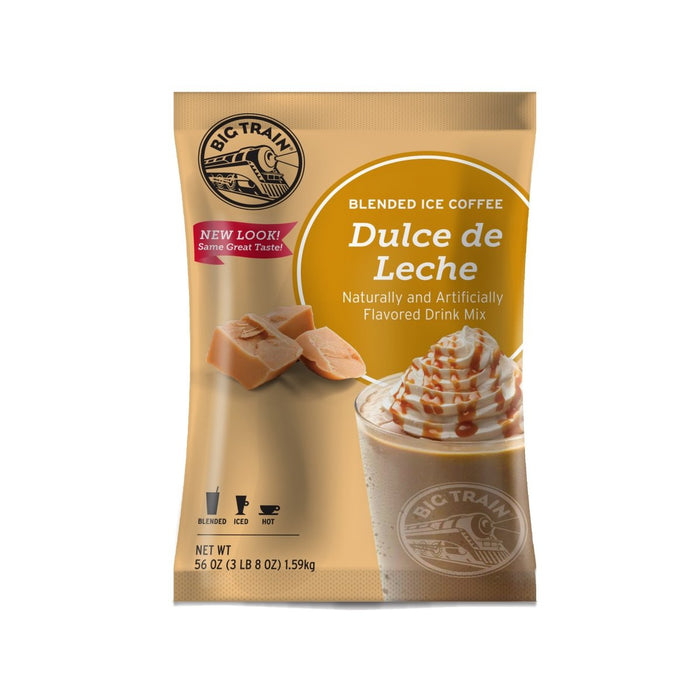 Big Train Dulce DE Leche Blended Iced Coffee Mix 3.5lb Bag