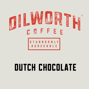 Dilworth Coffee Dutch Chocolate Airpot / Jar / Bin Label