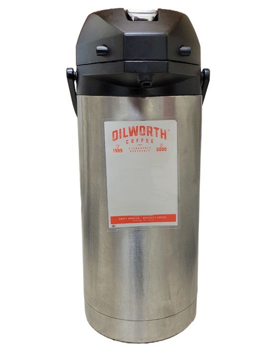 Dilworth Coffee Dutch Chocolate Airpot / Jar / Bin Label
