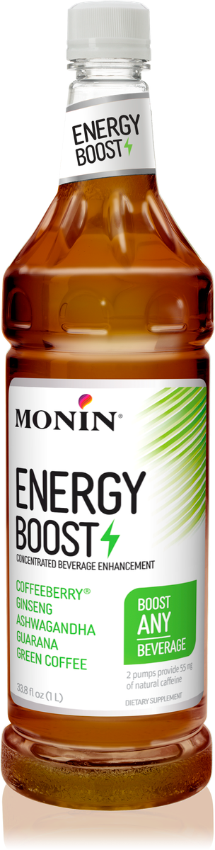 Monin Energy Boost 1L Plastic Bottle - Dilworth Coffee