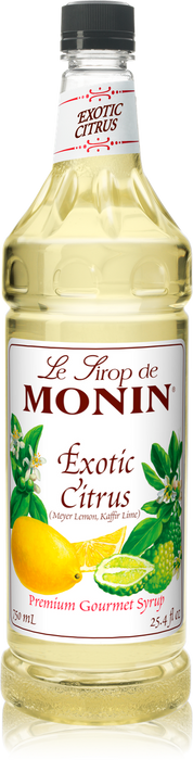 Monin Exotic Citrus Flavoring Syrup 1L Plastic Bottle