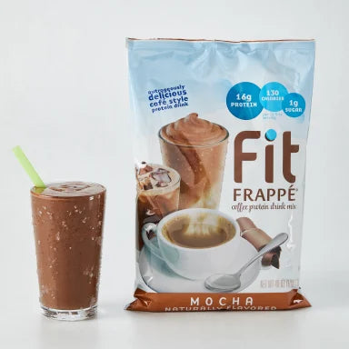 Big Train Fit Frappe Mocha Protein Drink Mix 4 - 3lb Bags (CASE)