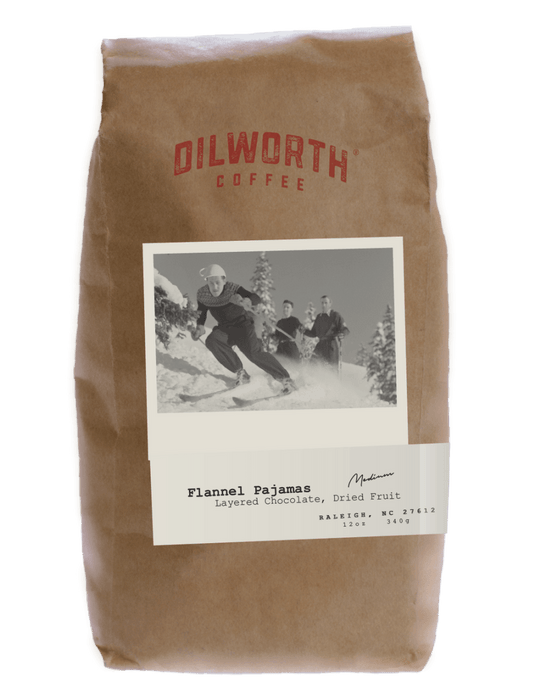 Dilworth Coffee Flannel Pajamas 12oz Bag