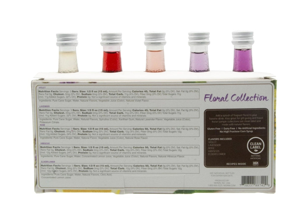 Monin Floral Flavor Collection 50mL