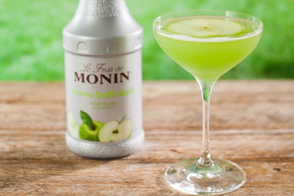 Monin Granny Smith Apple Fruit Puree 4 - 1L Bottles (CASE)