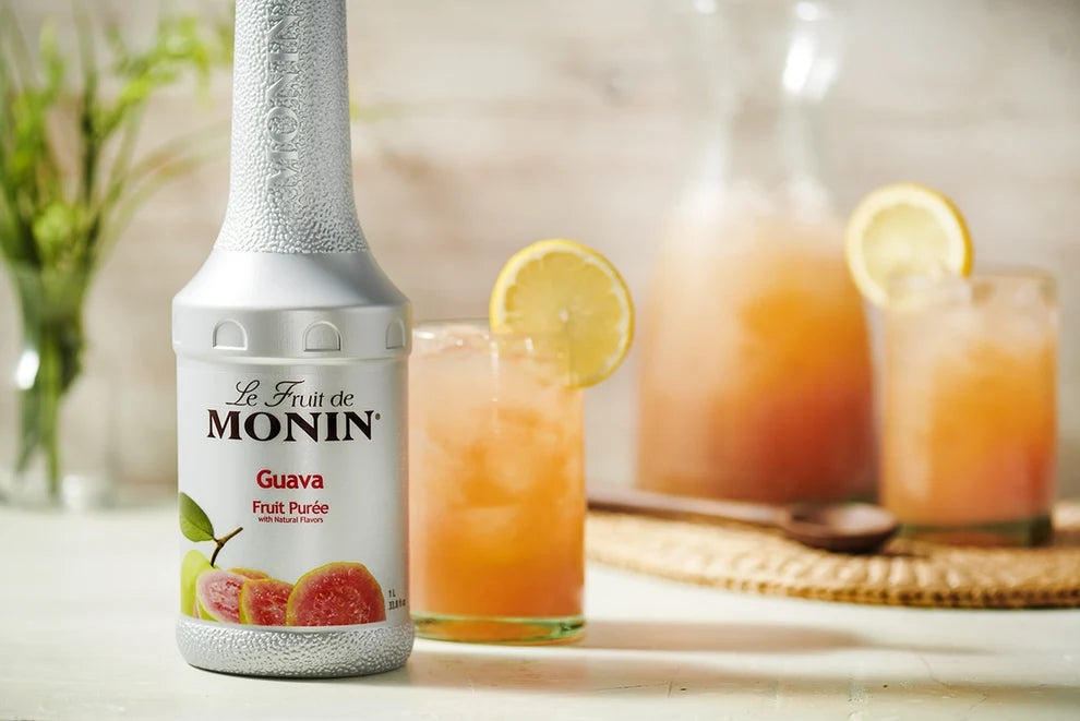 Monin Guava Fruit Puree 4 - 1L Bottles (CASE)