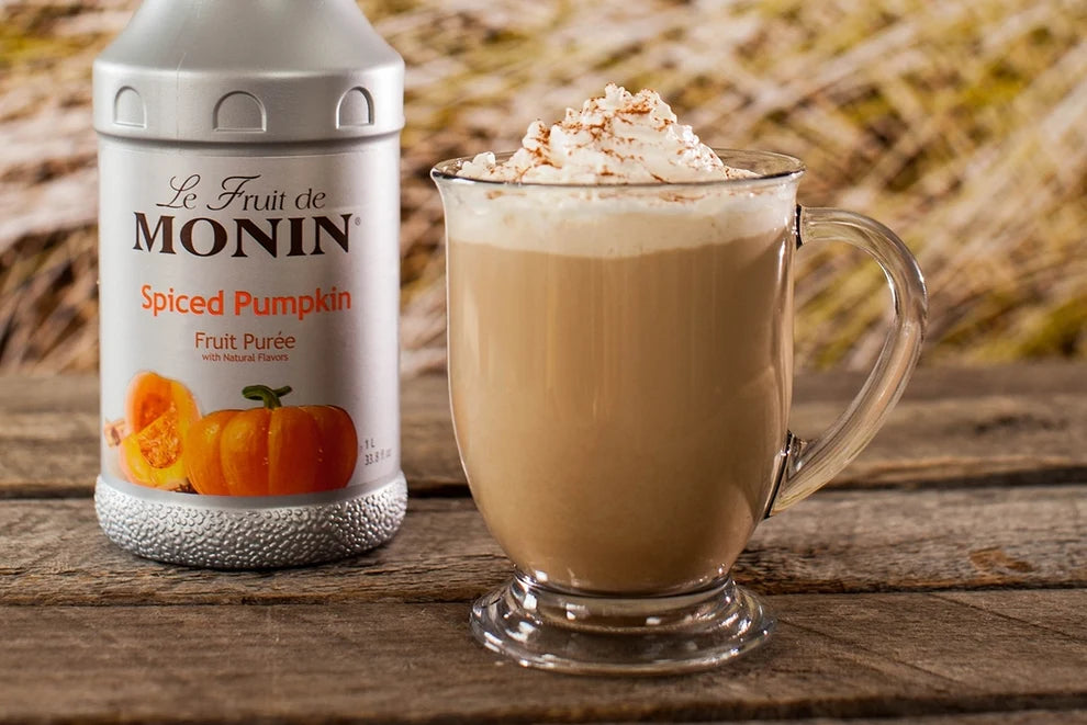 Monin Spiced Pumpkin Fruit Puree 4 - 1L Bottles (CASE)