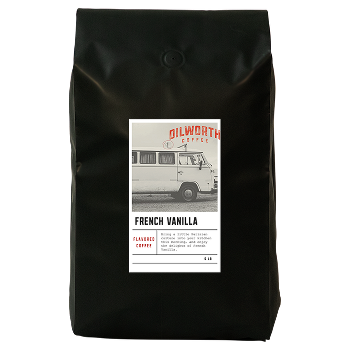 Dilworth Coffee French Vanilla Flavored Coffee 5lb Bulk Bag