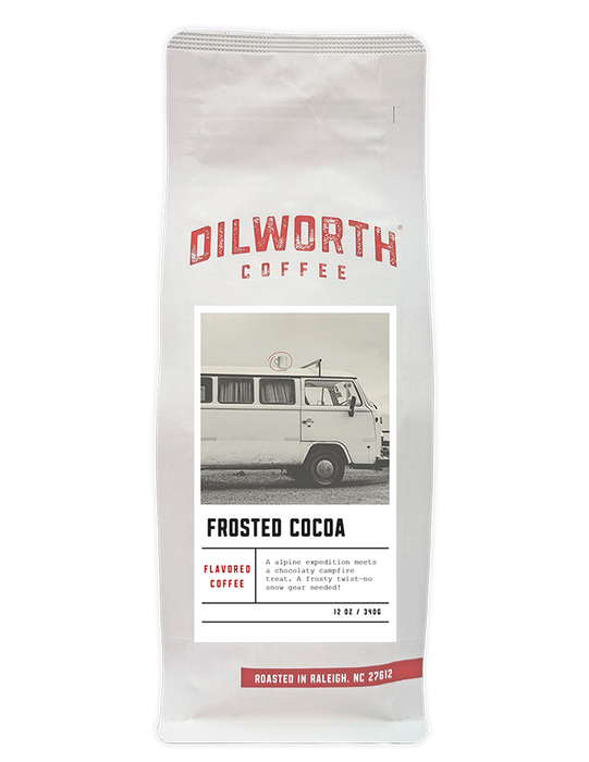 Dilworth Coffee Frosted Cocoa Flavored Coffee 12oz Bag