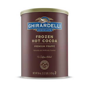 Ghirardelli Chocolate Frozen Hot Cocoa Frappe Mix 3.12lb Can