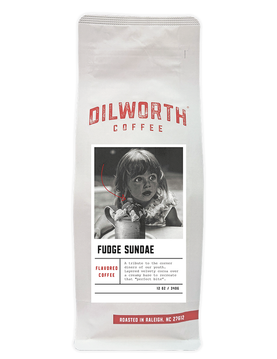 Dilworth Coffee Fudge Sundae Flavored Coffee 12oz Bag