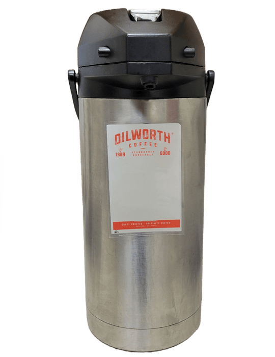 Dilworth Coffee Get Up and Go! Blend Airpot / Jar / Bin Label