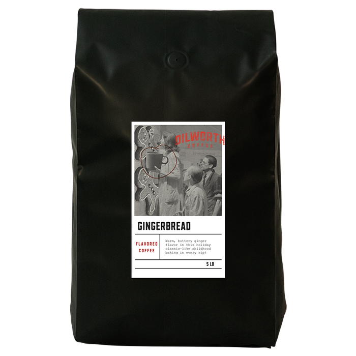 Dilworth Coffee Gingerbread Flavored Coffee 5lb Bulk Bag