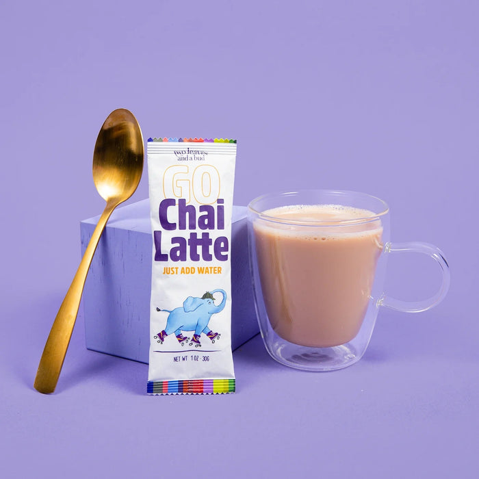 Two Leaves Go Chai Latte Single Serve Pack of 48 - 1oz packets