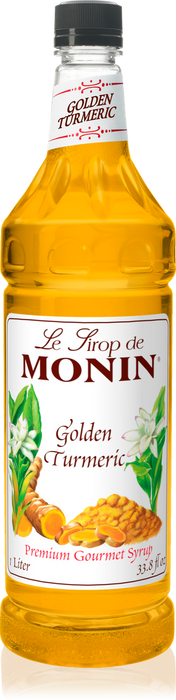 Monin Golden Turmeric Flavoring Syrup 1L Plastic Bottle