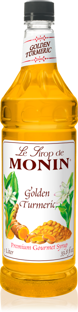 Monin Golden Turmeric Flavoring Syrup 1L Plastic Bottle