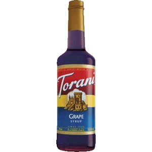 Torani Grape Flavoring Syrup 750mL Glass Bottle