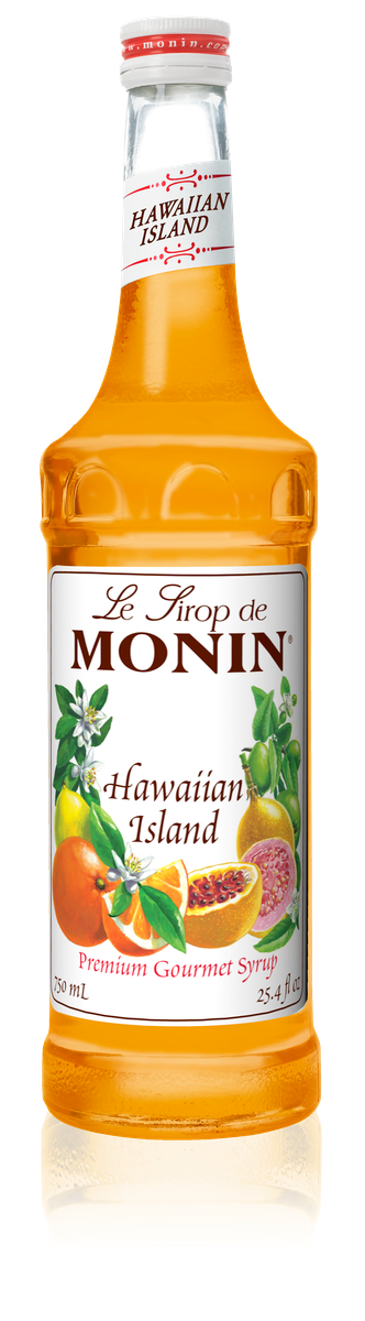 Monin Hawaiian Island Flavoring Syrup 750mL Glass Bottle