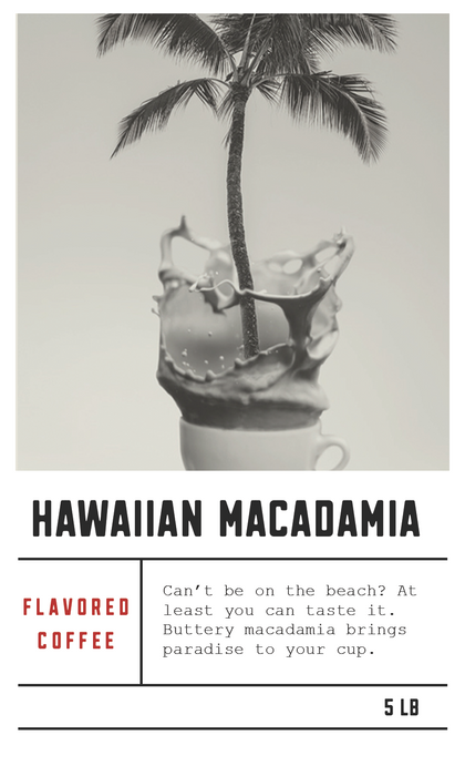 Dilworth Coffee Hawaiian Macadamia Flavored Coffee 5lb Bulk Bag