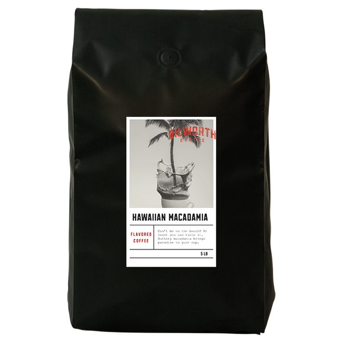 Dilworth Coffee Hawaiian Macadamia Flavored Coffee 5lb Bulk Bag