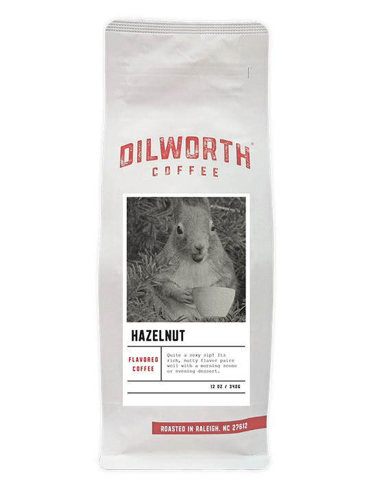 Dilworth Coffee Hazelnut Flavored Coffee 12oz Bag