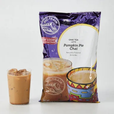 Big Train Pumpkin Pie Chai Tea Latte Mix 4 - 3.5lb Bags (CASE)