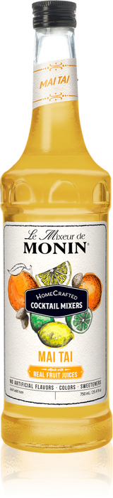 Monin HomeCrafted Mai Tai Cocktail Mix 750mL Glass Bottle