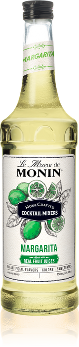 Monin HomeCrafted Margarita Cocktail Mix 750mL Glass Bottle