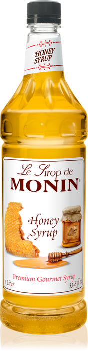 Monin Honey Flavoring Syrup 1L Plastic Bottle