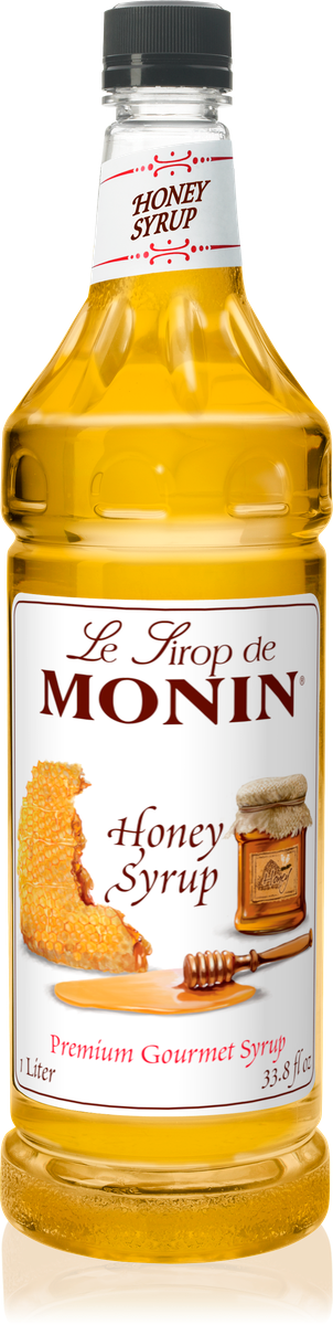 Monin Honey Flavoring Syrup 1L Plastic Bottle