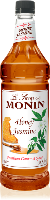 Monin Honey Jasmine Flavoring Syrup 1L Plastic Bottle