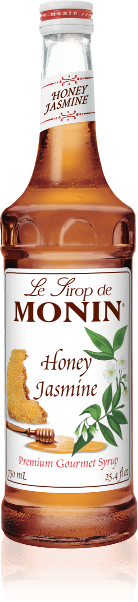 Monin Honey Jasmine Flavoring Syrup 750mL Glass Bottle