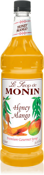 Monin Honey Mango Flavoring Syrup 1L Plastic Bottle