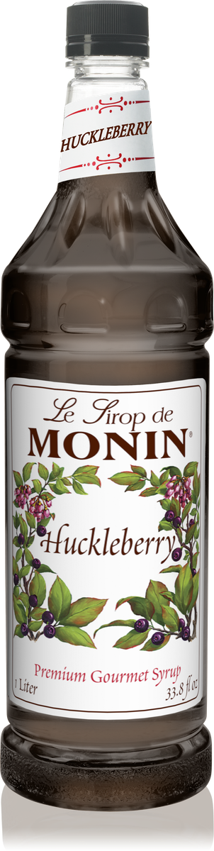 Monin Huckleberry Flavoring Syrup 1L Plastic Bottle