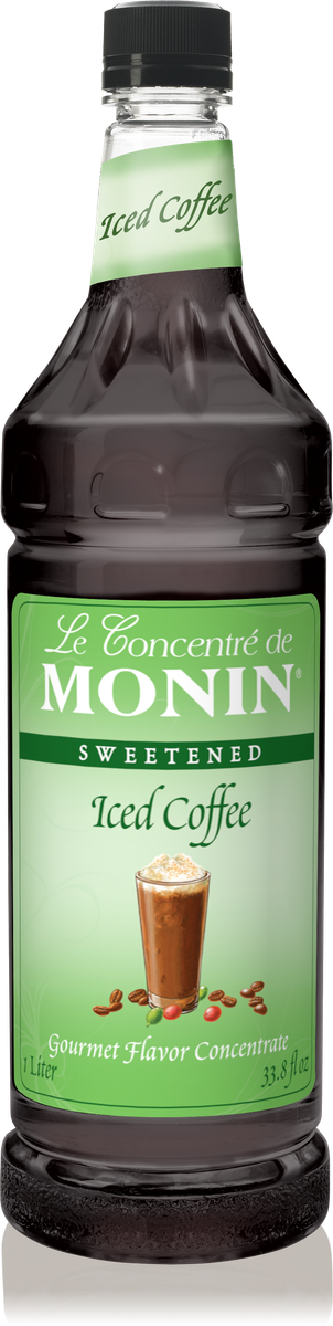 Monin Iced Coffee 7:1 Concentrate 1L Plastic Bottle