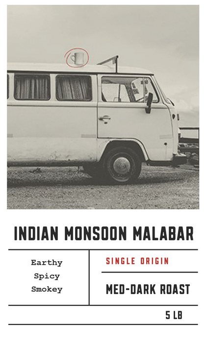 Dilworth Coffee India Monsoon Malabar 5lb Bulk Bag